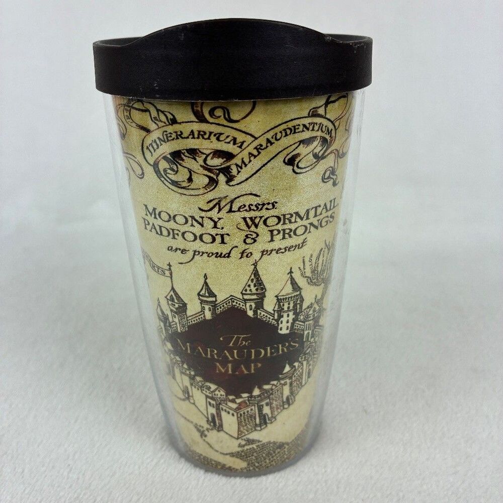 Tervis Harry Potter Marauders Map 16oz Tumbler Cup with Lid Made in USA